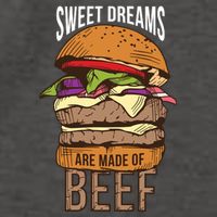 Sweet Dreams Are Made Of Beef Vector Backpack