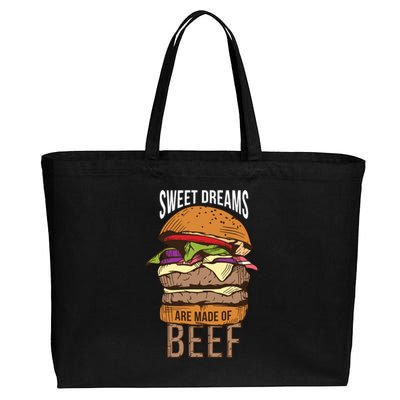 Sweet Dreams Are Made Of Beef Cotton Canvas Jumbo Tote