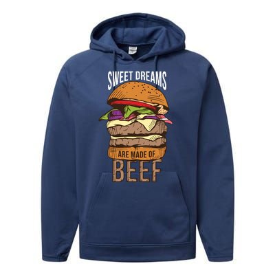 Sweet Dreams Are Made Of Beef Performance Fleece Hoodie