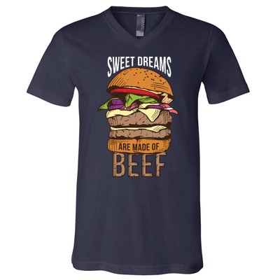 Sweet Dreams Are Made Of Beef V-Neck T-Shirt