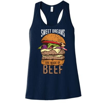 Sweet Dreams Are Made Of Beef Women's Racerback Tank