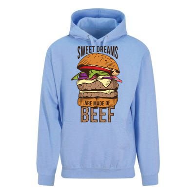 Sweet Dreams Are Made Of Beef Unisex Surf Hoodie