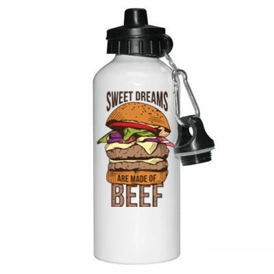 Sweet Dreams Are Made Of Beef Aluminum Water Bottle