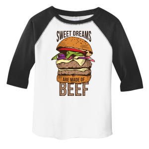 Sweet Dreams Are Made Of Beef Toddler Fine Jersey T-Shirt