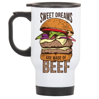 Sweet Dreams Are Made Of Beef Stainless Steel Travel Mug