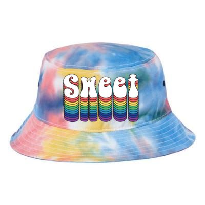 Sweet Groovy Retro 70's Style Tie Dye Newport Bucket Hat