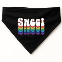 Sweet Groovy Retro 70's Style USA-Made Doggie Bandana