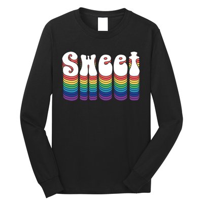 Sweet Groovy Retro 70's Style Long Sleeve Shirt