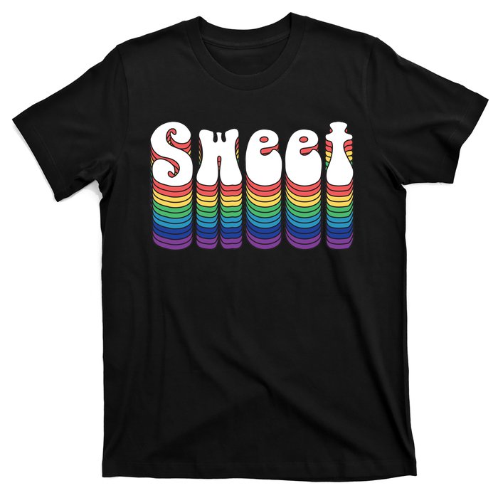 Sweet Groovy Retro 70's Style T-Shirt