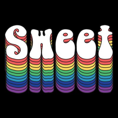 Sweet Groovy Retro 70's Style T-Shirt