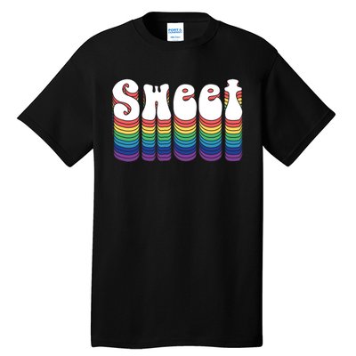 Sweet Groovy Retro 70's Style Tall T-Shirt