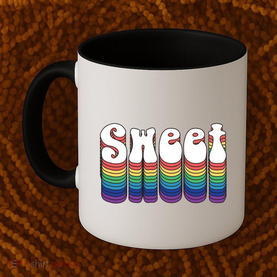 Sweet Groovy Retro 70's Style Mug