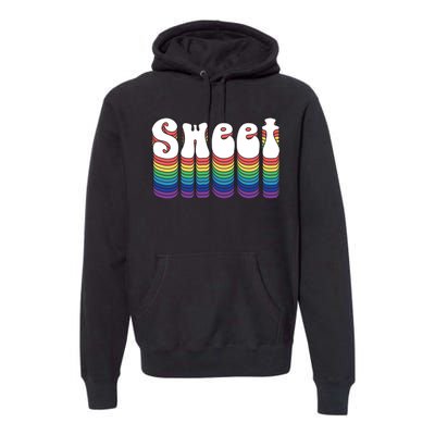 Sweet Groovy Retro 70's Style Premium Hoodie