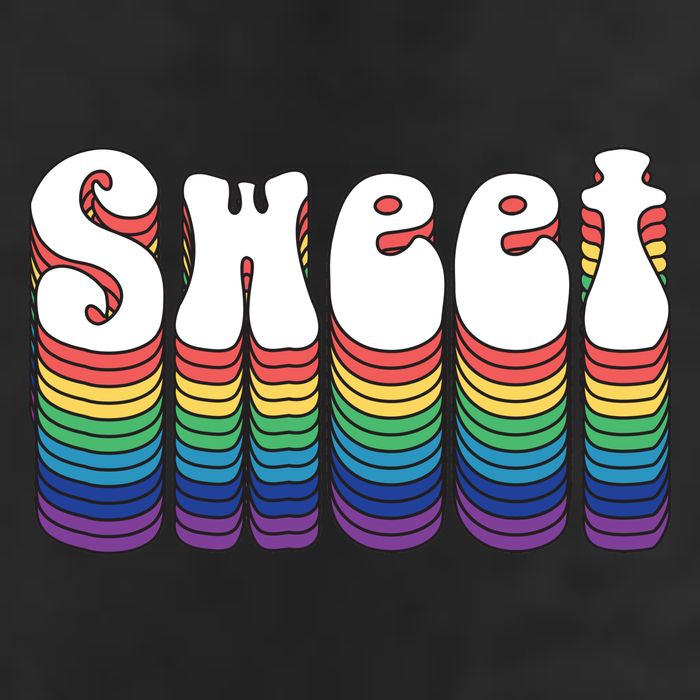 Sweet Groovy Retro 70's Style Tumbler