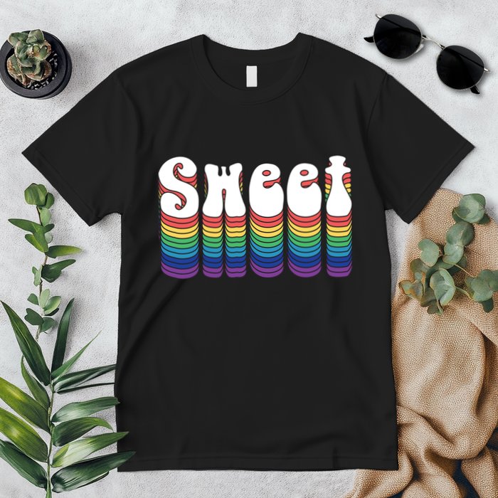 Sweet Groovy Retro 70's Style Premium T-Shirt
