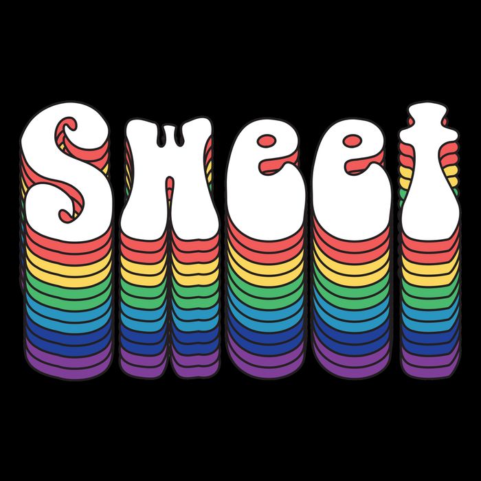 Sweet Groovy Retro 70's Style Premium T-Shirt