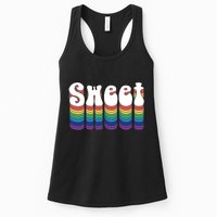 Sweet Groovy Retro 70's Style Womens Tank Top