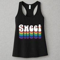 Sweet Groovy Retro 70's Style Womens Tank Top