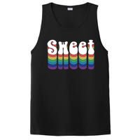 Sweet Groovy Retro 70's Style PosiCharge Competitor Tank