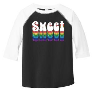 Sweet Groovy Retro 70's Style Toddler Fine Jersey T-Shirt