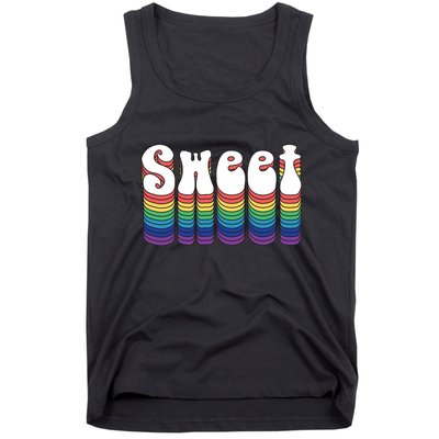 Sweet Groovy Retro 70's Style Tank Top
