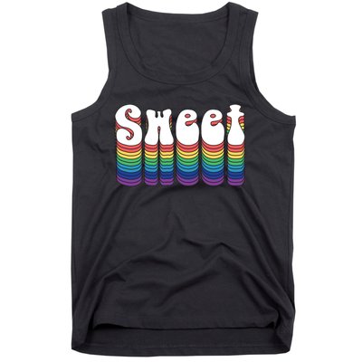 Sweet Groovy Retro 70's Style Tank Top