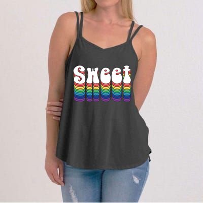 Sweet Groovy Retro 70's Style Women's Strappy Tank