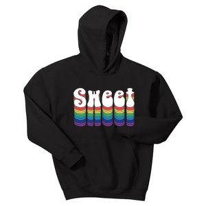 Sweet Groovy Retro 70's Style Kids Hoodie