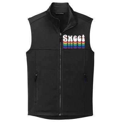 Sweet Groovy Retro 70's Style Collective Smooth Fleece Vest