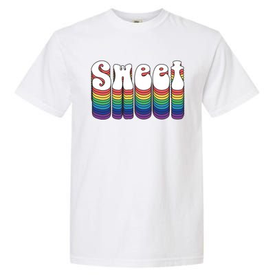 Sweet Groovy Retro 70's Style Garment-Dyed Heavyweight T-Shirt