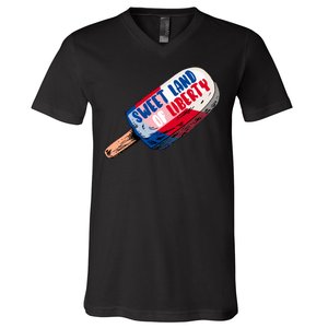 Sweet Land of Liberty V-Neck T-Shirt