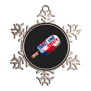 Sweet Land of Liberty Metallic Star Ornament