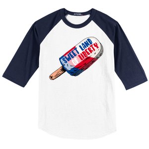 Sweet Land of Liberty Baseball Sleeve Shirt