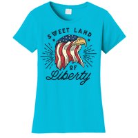 Sweet Land Of Liberty Eagle Women's T-Shirt