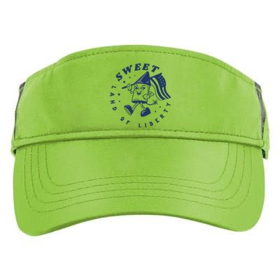 Sweet Land Of Liberty Firework Adult Drive Performance Visor