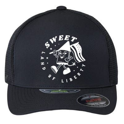 Sweet Land Of Liberty Firework Flexfit Unipanel Trucker Cap