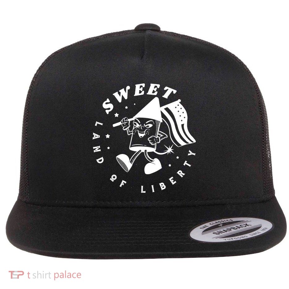 Sweet Land Of Liberty Firework Flatbill Hat