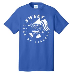 Sweet Land Of Liberty Firework Tall T-Shirt