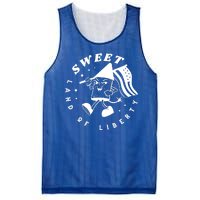 Sweet Land Of Liberty Firework Mesh Reversible Basketball Jersey Tank