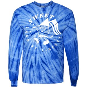 Sweet Land Of Liberty Firework Tie-Dye Long Sleeve Shirt