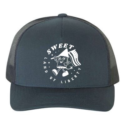 Sweet Land Of Liberty Firework Yupoong Adult 5-Panel Trucker Hat