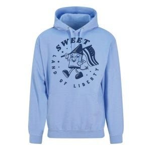 Sweet Land Of Liberty Firework Unisex Surf Hoodie