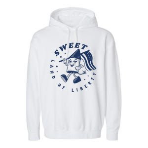 Sweet Land Of Liberty Firework Garment-Dyed Fleece Hoodie