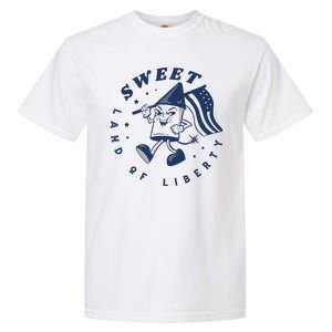 Sweet Land Of Liberty Firework Garment-Dyed Heavyweight T-Shirt