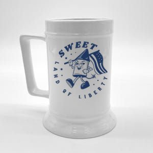 Sweet Land Of Liberty Firework Beer Stein