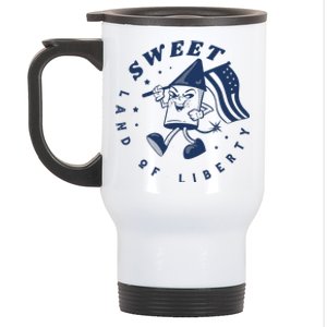 Sweet Land Of Liberty Firework Stainless Steel Travel Mug