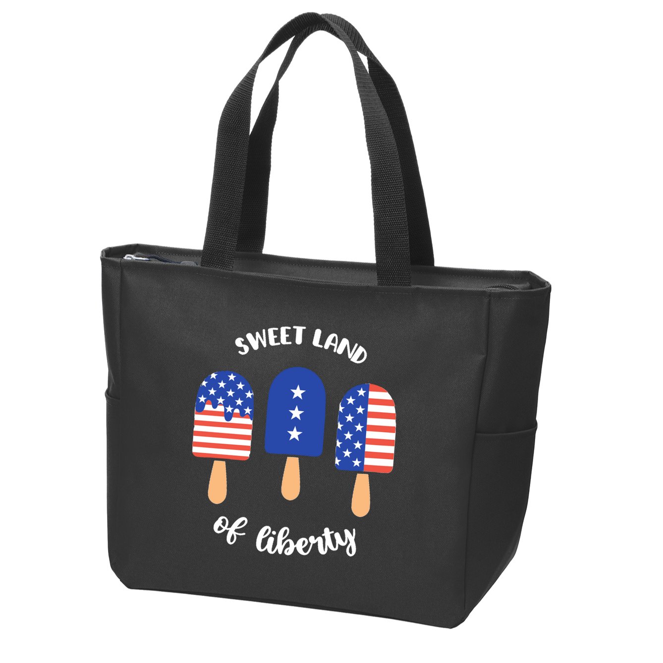 Sweet Land Of Liberty Ice Cream Pops Zip Tote Bag
