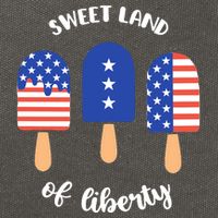 Sweet Land Of Liberty Ice Cream Pops Cotton Canvas Backpack