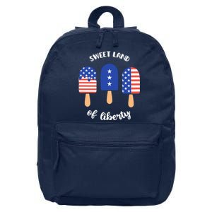 Sweet Land Of Liberty Ice Cream Pops 16 in Basic Backpack