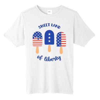 Sweet Land Of Liberty Ice Cream Pops Tall Fusion ChromaSoft Performance T-Shirt